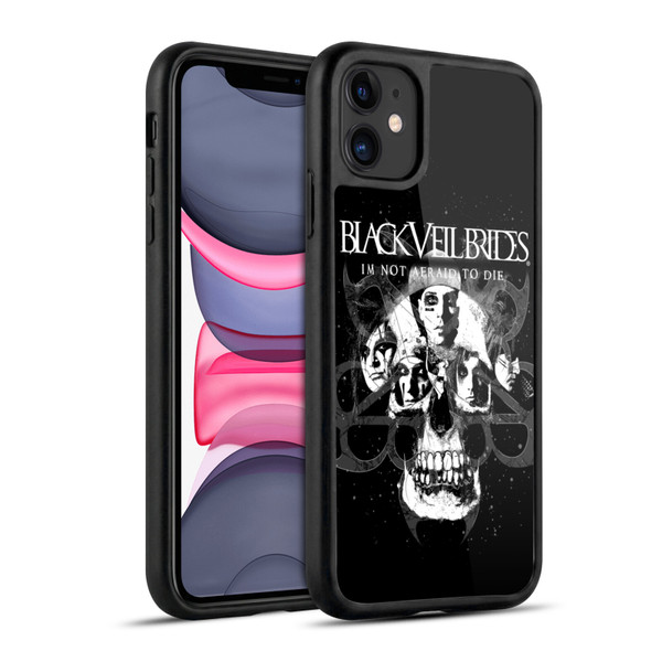 Black Veil Brides Band Art Skull Faces Gel Armour Case For Apple iPhone 11