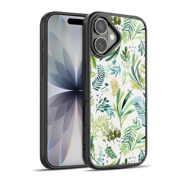 Ninola Botanical Patterns Tuscany Green Leaves Gel Armour Case For Apple iPhone 17