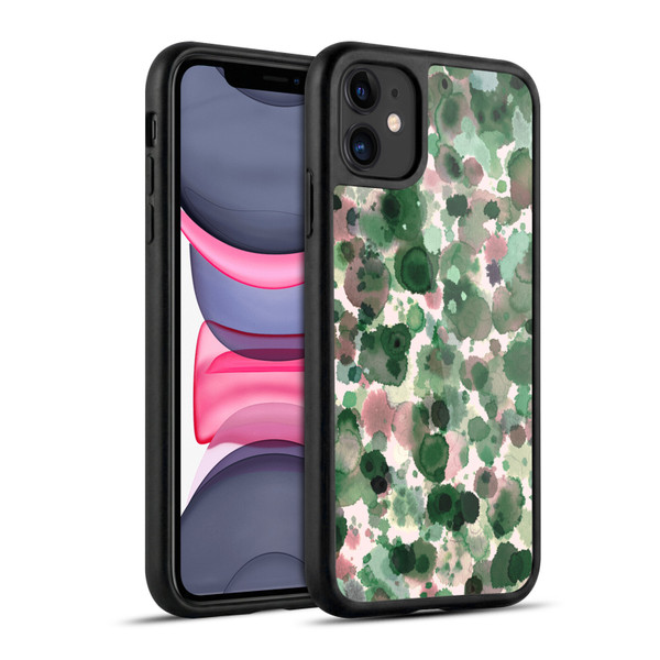 Ninola Pattern Abstract Green Moss Gel Armour Case For Apple iPhone 11