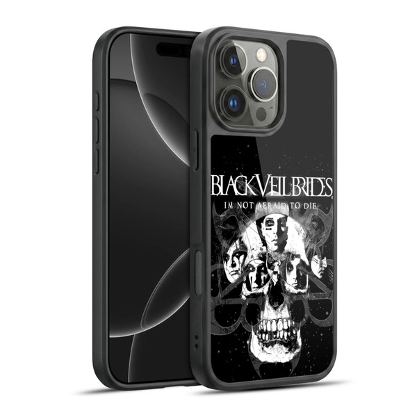 Black Veil Brides Band Art Skull Faces Gel Armour Case For Apple iPhone 16 Pro Max