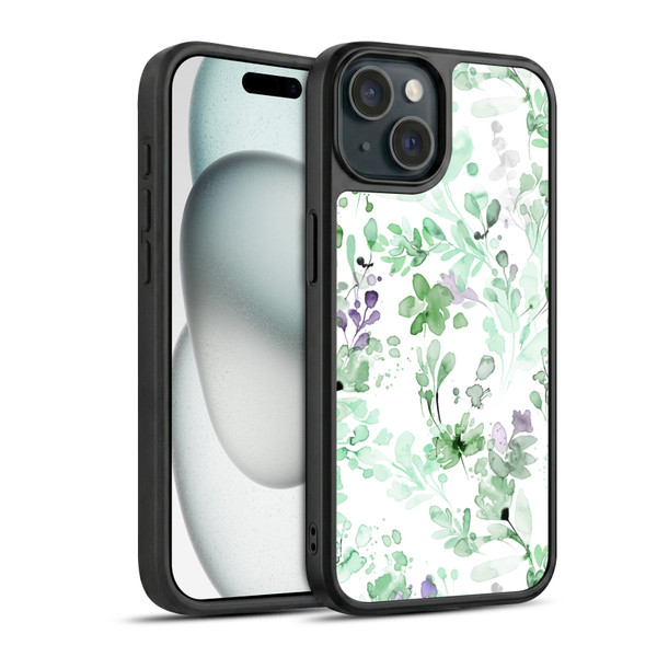 Ninola Wild Grasses Eucalyptus Plants Gel Armour Case For Apple iPhone 15