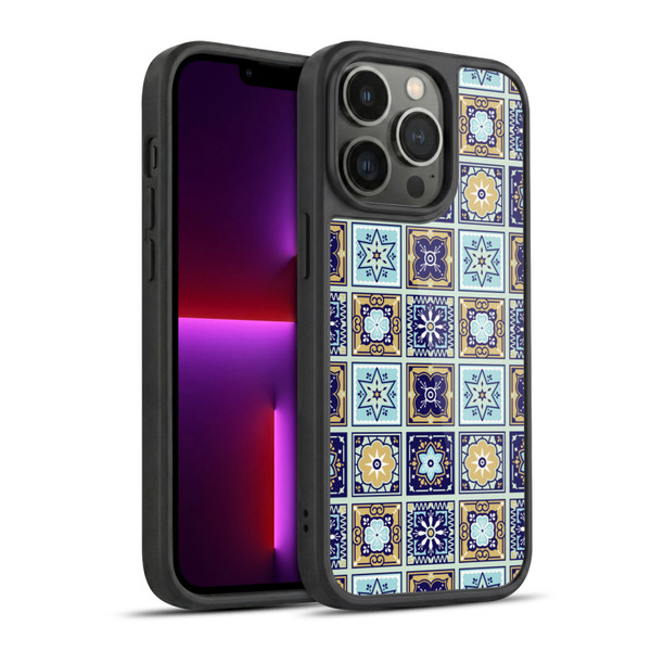 Cat Coquillette Patterns 6 Mexican Tile 2 Gel Armour Case For Apple iPhone 13 Pro