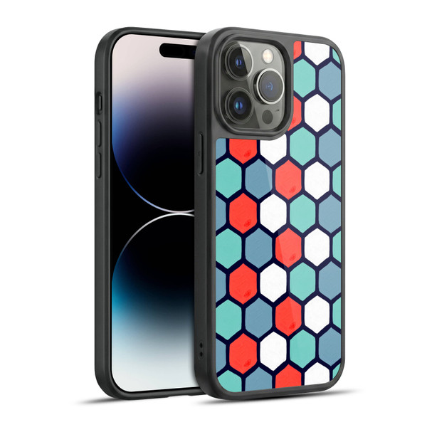 Cat Coquillette Patterns 6 Honeycomb Coral Gel Armour Case For Apple iPhone 14 Pro Max