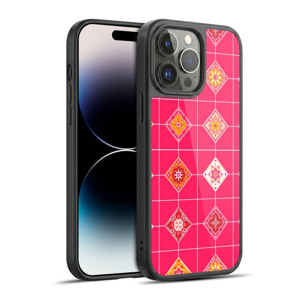 Cat Coquillette Patterns 6 Mexican Tile 3 Gel Armour Case For Apple iPhone 14 Pro Max