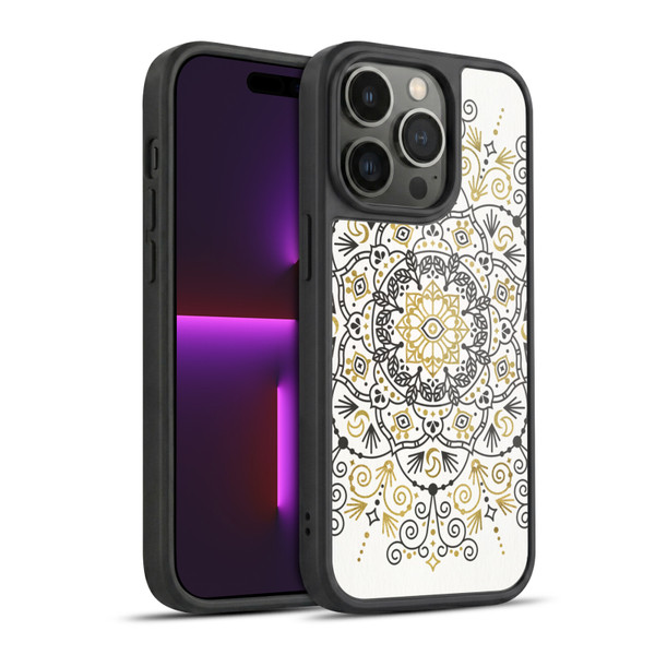 Cat Coquillette Patterns 6 Moroccan Mandala 1 Gel Armour Case For Apple iPhone 14 Pro