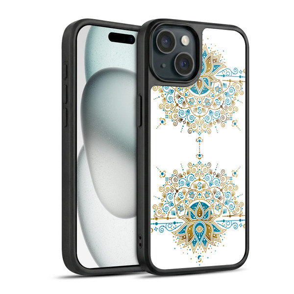 Cat Coquillette Patterns 6 Lotus Bloom Mandala 2 Gel Armour Case For Apple iPhone 15