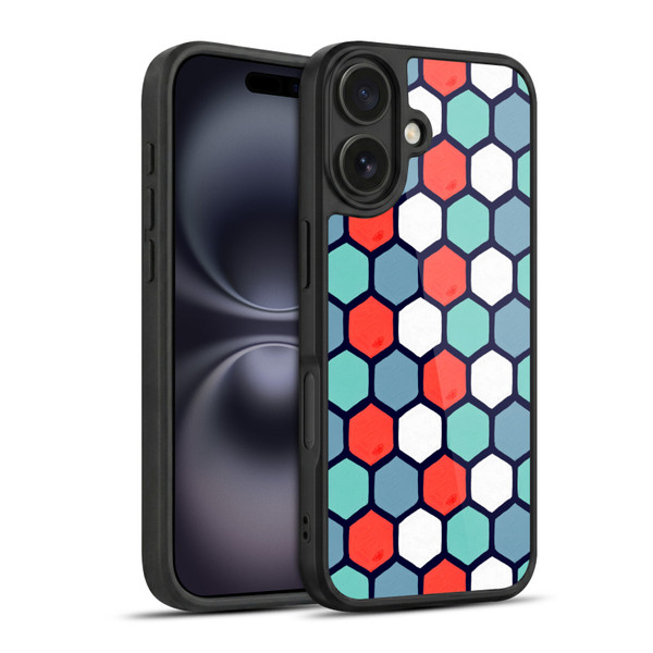 Cat Coquillette Patterns 6 Honeycomb Coral Gel Armour Case For Apple iPhone 16