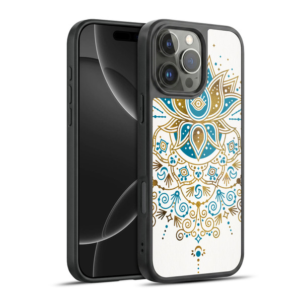 Cat Coquillette Patterns 6 Lotus Bloom Mandala 4 Gel Armour Case For Apple iPhone 16 Pro Max