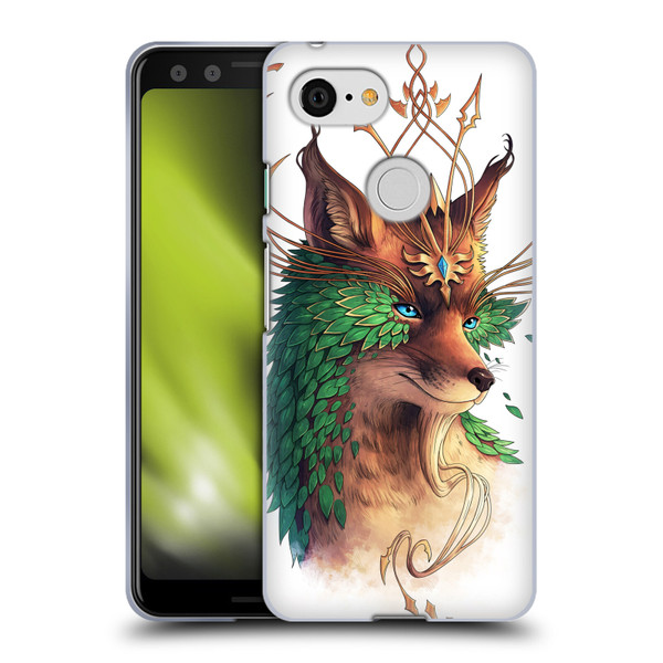 Jonas "JoJoesArt" Jödicke Wildlife Fox Coloured Soft Gel Case for Google Pixel 3