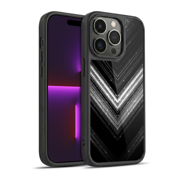 PLdesign Sparkly Metallic Silver Gel Armour Case For Apple iPhone 14 Pro