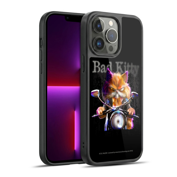 D.S. Valori Kitty And Puppy Bad Kitty Gel Armour Case For Apple iPhone 13 Pro Max