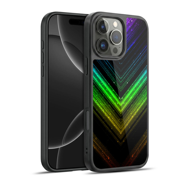 PLdesign Sparkly Metallic Rainbow Gel Armour Case For Apple iPhone 16 Pro Max