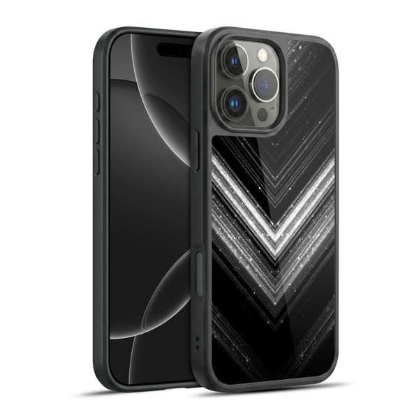 PLdesign Sparkly Metallic Silver Gel Armour Case For Apple iPhone 16 Pro Max