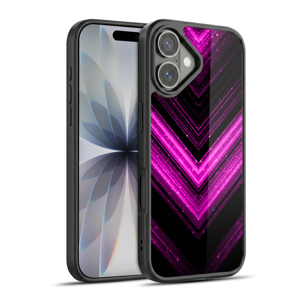 PLdesign Sparkly Metallic Pink Gel Armour Case For Apple iPhone 17
