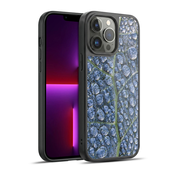 PLdesign Water Dew Texture Leaf Gel Armour Case For Apple iPhone 13 Pro Max
