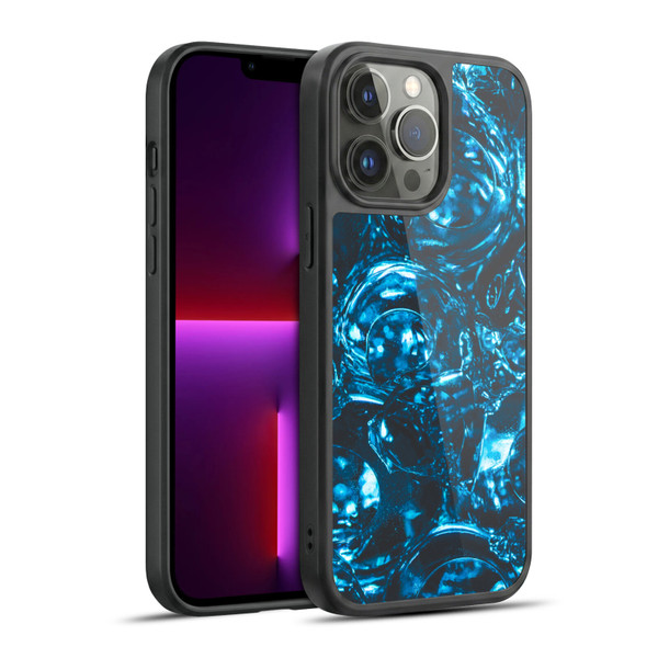 PLdesign Water Marbles Gel Armour Case For Apple iPhone 13 Pro Max