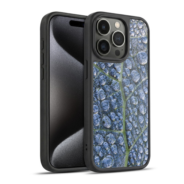 PLdesign Water Dew Texture Leaf Gel Armour Case For Apple iPhone 15 Pro