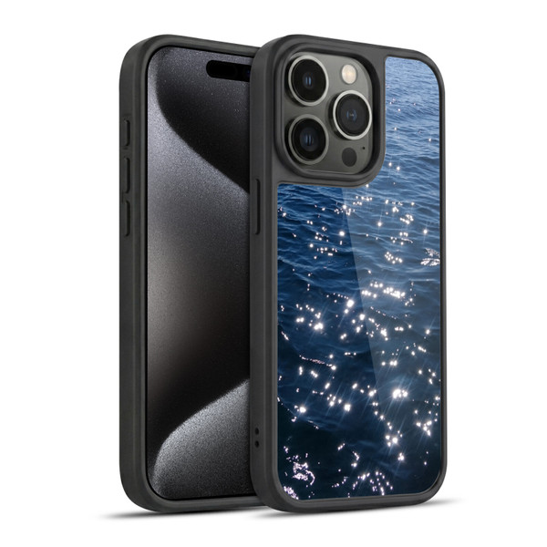 PLdesign Water Sparkly Sea Waves Gel Armour Case For Apple iPhone 15 Pro