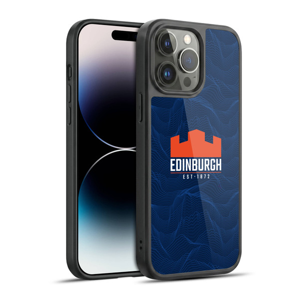 Edinburgh Rugby 2024/25 Crest Kit Home Gel Armour Case For Apple iPhone 14 Pro Max