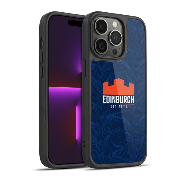 Edinburgh Rugby 2024/25 Crest Kit Home Gel Armour Case For Apple iPhone 14 Pro