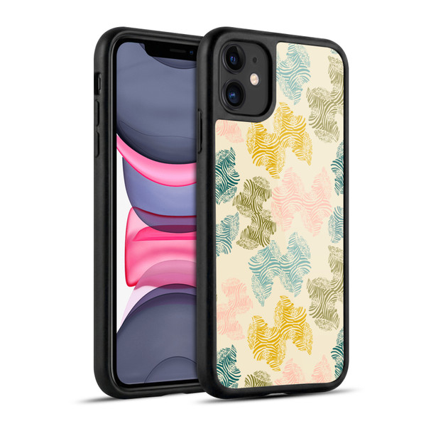 Gabriela Thomeu Art Zebra Green Gel Armour Case For Apple iPhone 11