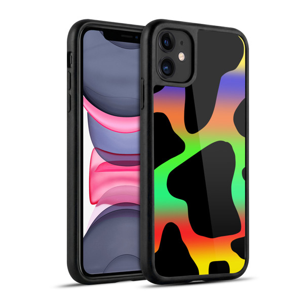 Grace Illustration Cow Prints Assorted Gel Armour Case For Apple iPhone 11