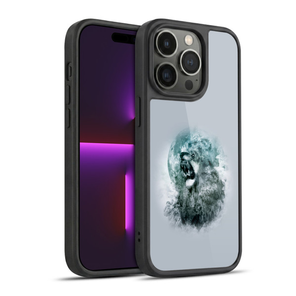 Riza Peker Animal Abstract Roaring Clouds Gel Armour Case For Apple iPhone 14 Pro
