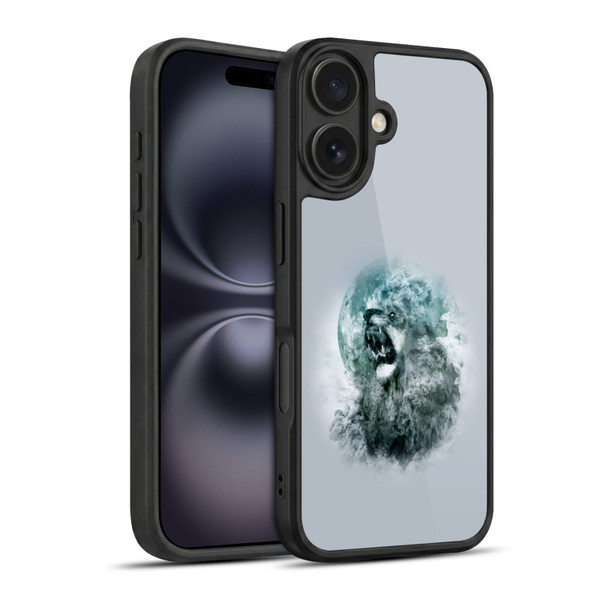 Riza Peker Animal Abstract Roaring Clouds Gel Armour Case For Apple iPhone 16