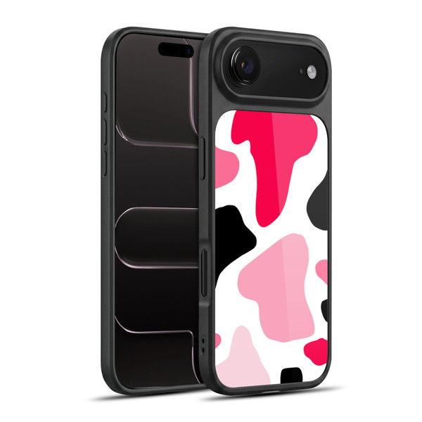 Grace Illustration Cow Prints Pink Gel Armour Case For Apple iPhone 17 Air