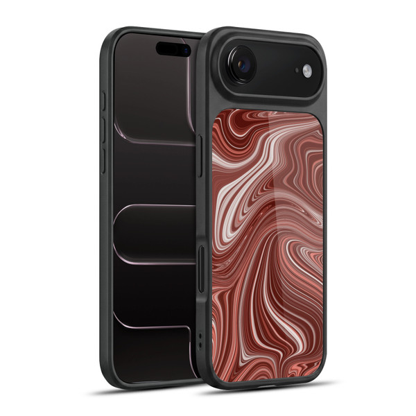 Suzan Lind Marble Swirls Red Gel Armour Case For Apple iPhone 17 Air