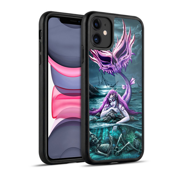 Sarah Richter Gothic Mermaid With Skeleton Pirate Gel Armour Case For Apple iPhone 11