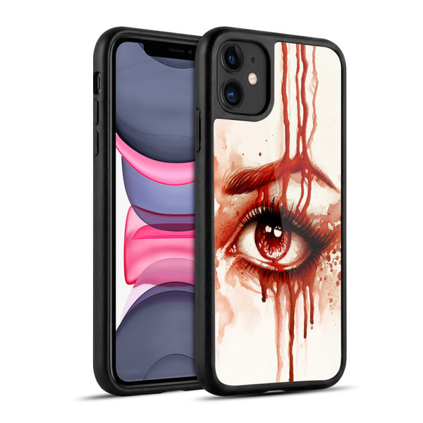 Sarah Richter Gothic Woman Eye Gel Armour Case For Apple iPhone 11
