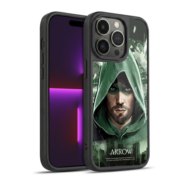 Arrow TV Series Graphics Oversized Gel Armour Case For Apple iPhone 14 Pro