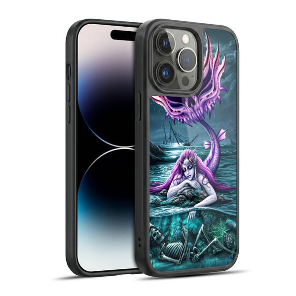 Sarah Richter Gothic Mermaid With Skeleton Pirate Gel Armour Case For Apple iPhone 14 Pro Max