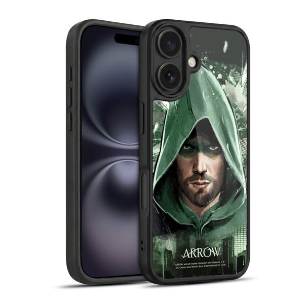 Arrow TV Series Graphics Oversized Gel Armour Case For Apple iPhone 16