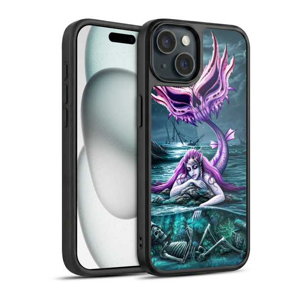 Sarah Richter Gothic Mermaid With Skeleton Pirate Gel Armour Case For Apple iPhone 15