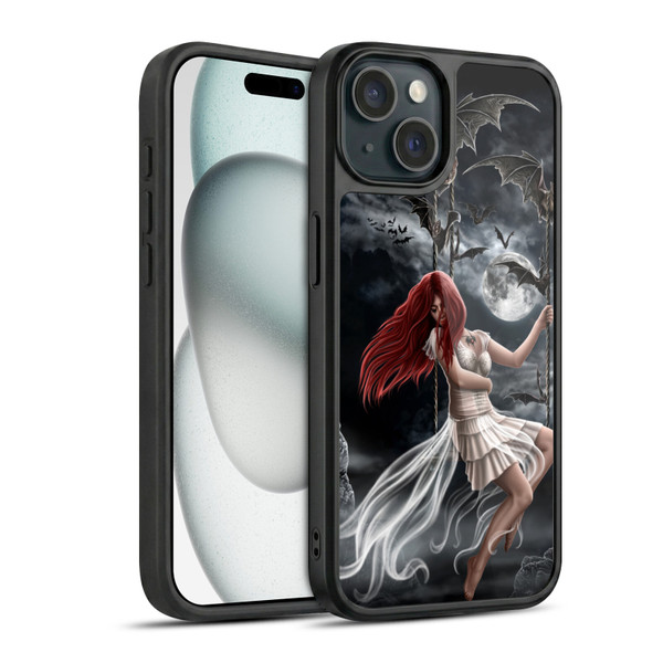 Sarah Richter Gothic Vampire Girl Gel Armour Case For Apple iPhone 15