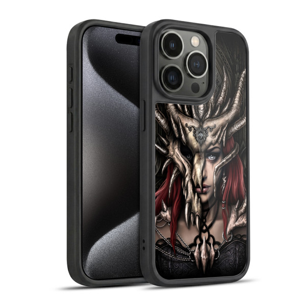 Sarah Richter Gothic Warrior Girl Gel Armour Case For Apple iPhone 15 Pro