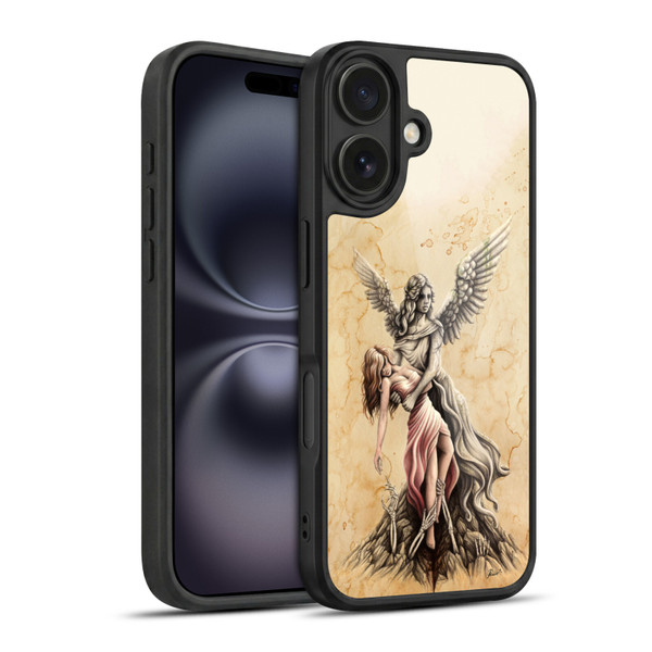 Sarah Richter Gothic Stone Angel Gel Armour Case For Apple iPhone 16