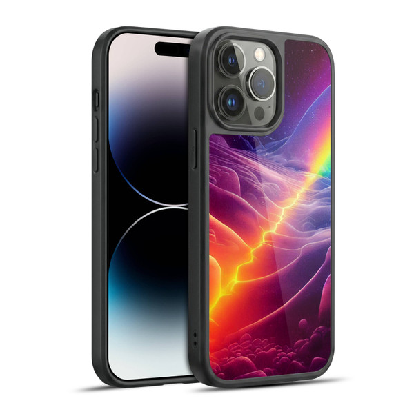 Wumples Cosmic Universe A Chasm On A Distant Moon Gel Armour Case For Apple iPhone 14 Pro Max