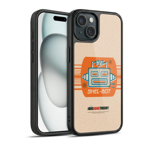 The Big Bang Theory Iconic Shel-bot Gel Armour Case For Apple iPhone 15