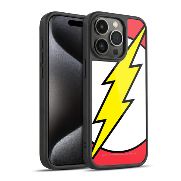 The Flash DC Comics Logo Oversized Gel Armour Case For Apple iPhone 15 Pro