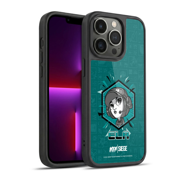 Tom Clancy's Rainbow Six Siege Chibi Operators Ela Gel Armour Case For Apple iPhone 13 Pro