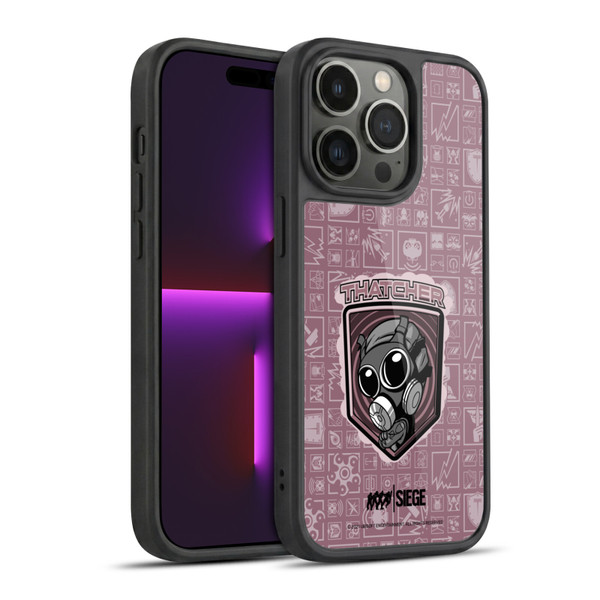 Tom Clancy's Rainbow Six Siege Chibi Operators Thatcher Gel Armour Case For Apple iPhone 14 Pro