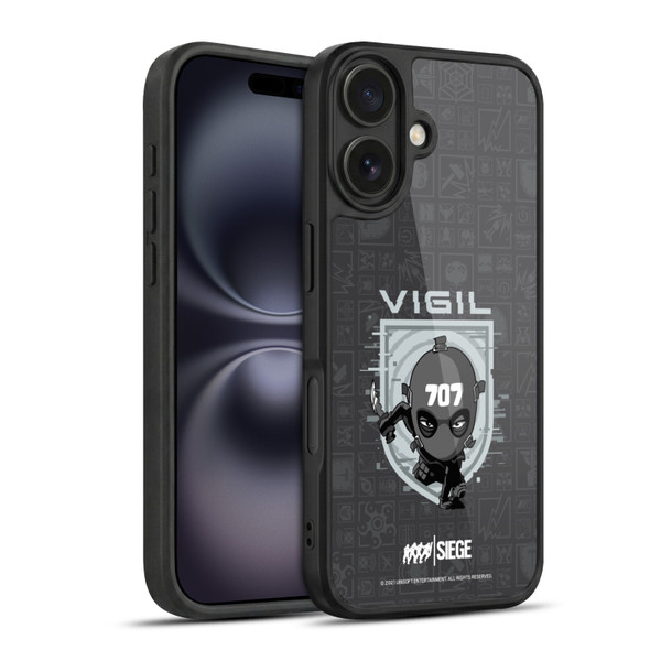 Tom Clancy's Rainbow Six Siege Chibi Operators Vigil Gel Armour Case For Apple iPhone 16