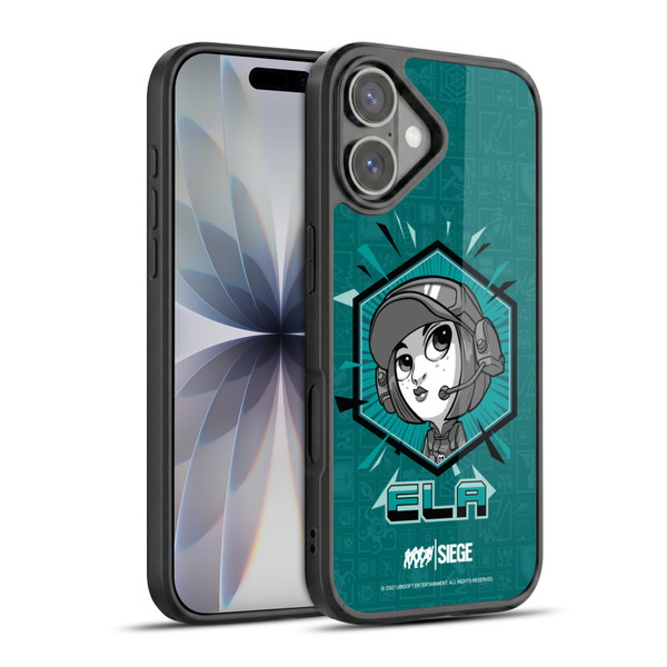 Tom Clancy's Rainbow Six Siege Chibi Operators Ela Gel Armour Case For Apple iPhone 17