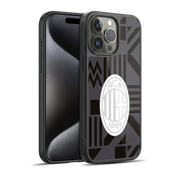 AC Milan 2022/23 Pre Match Kit Gel Armour Case For Apple iPhone 15 Pro Max