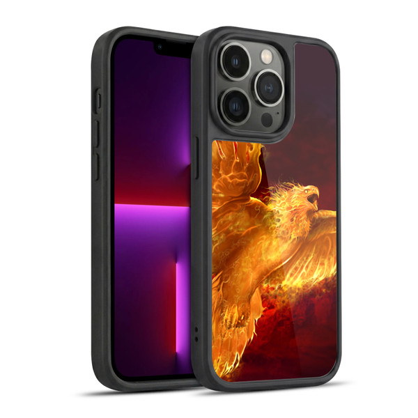 Tom Wood Fire Creatures Phoenix Gel Armour Case For Apple iPhone 13 Pro