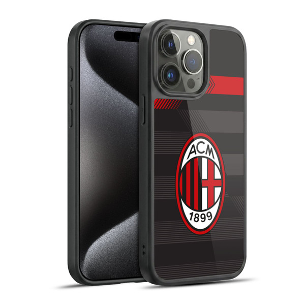 AC Milan 2017/18 Crest Kit Third Gel Armour Case For Apple iPhone 15 Pro Max