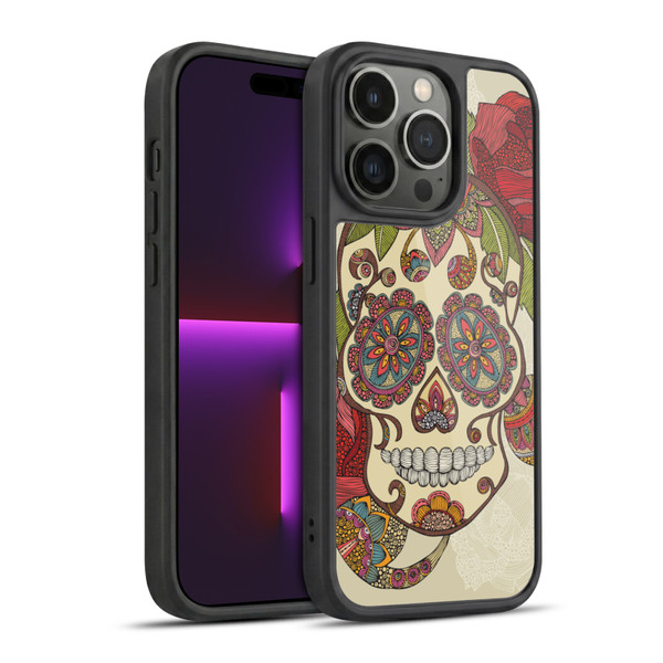 Valentina Bloom Sugar Skull Gel Armour Case For Apple iPhone 14 Pro